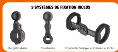 3 Systèmes De Fixation Inclus offre sur Bihr