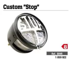 Custom "stop" offre sur Bihr