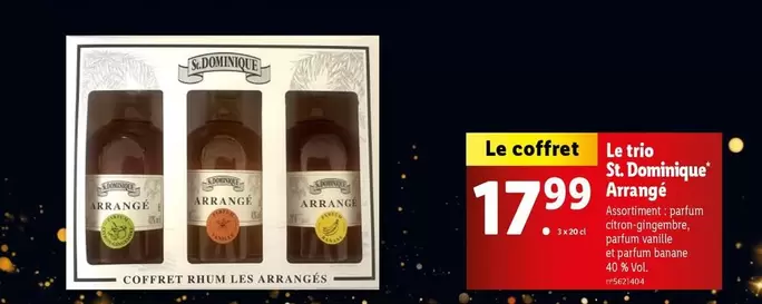 St. Dominique - Le Trio Arrangé  offre à 17,99€ sur Lidl