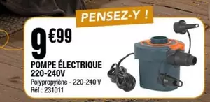 Pompe Electrique 220-240V offre à 9,99€ sur La Foir'Fouille