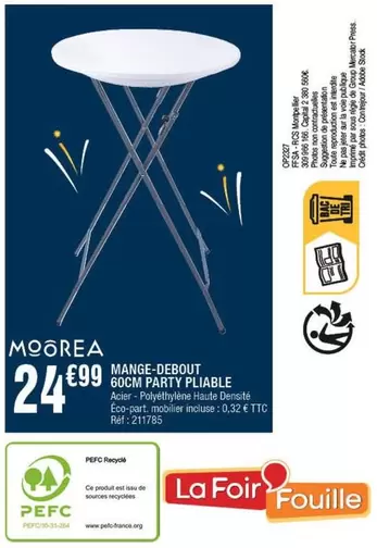 Moorea - Mange Debout offre à 24,99€ sur La Foir'Fouille