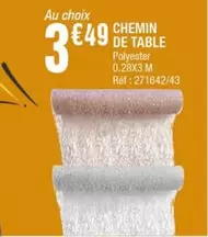 Chemin De Table offre à 3,49€ sur La Foir'Fouille