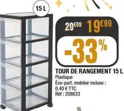 Tour De Rangement offre à 19,99€ sur La Foir'Fouille