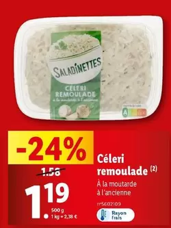 Céléri Remoulade offre à 1,19€ sur Lidl