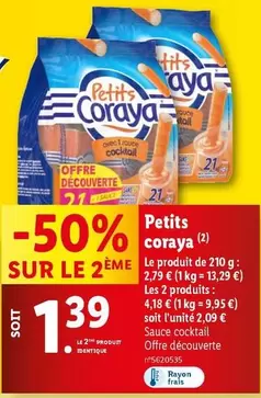 Coraya - Petits   offre à 2,79€ sur Lidl