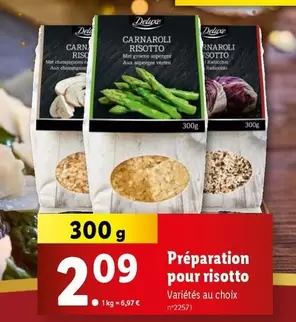 Deluxe - Préparation Pour Risotto offre à 2,09€ sur Lidl