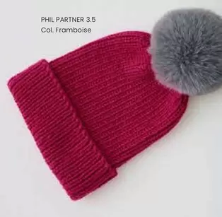 Phil Partner 3.5 Col. Framboise offre sur Phildar