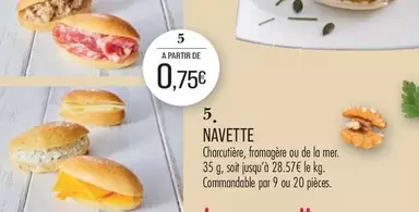 Navette offre à 0,75€ sur Supermarché Match