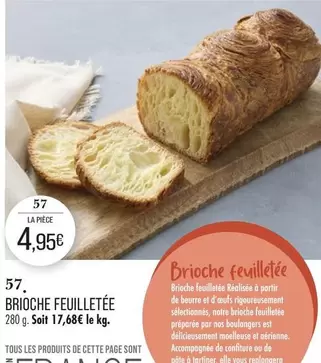 Brioche Feuilletée offre à 4,95€ sur Supermarché Match