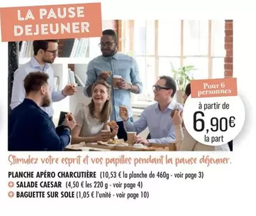 Planche Apéro Charcutière offre à 6,9€ sur Supermarché Match