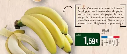 Banane offre à 1,59€ sur Supermarché Match