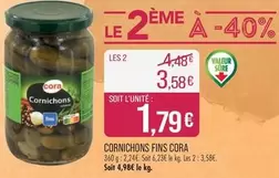 Cora - Cornichons Fins offre à 1,79€ sur Supermarché Match