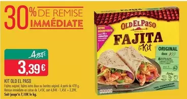 Old El Paso - Kit offre à 3,39€ sur Supermarché Match