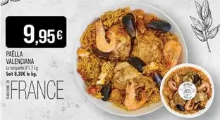 Paëlla Valenciana offre à 9,95€ sur Supermarché Match