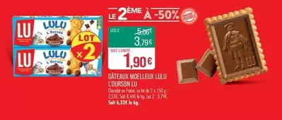 Lu - Cafeteaux Moelleux offre à 1,9€ sur Supermarché Match