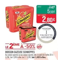 Schweppes - Boisson Gazeuse offre à 2,8€ sur Supermarché Match