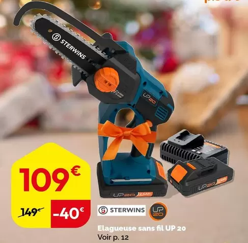 Sterwins - Elagueuse Sans Fil Up 20 offre à 109€ sur Weldom