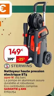 Sterwins - Nettoyeur Haute Pression Électrique St5 offre à 149€ sur Weldom