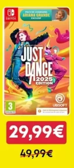 Switch - Jus Dance offre à 29,99€ sur Micromania