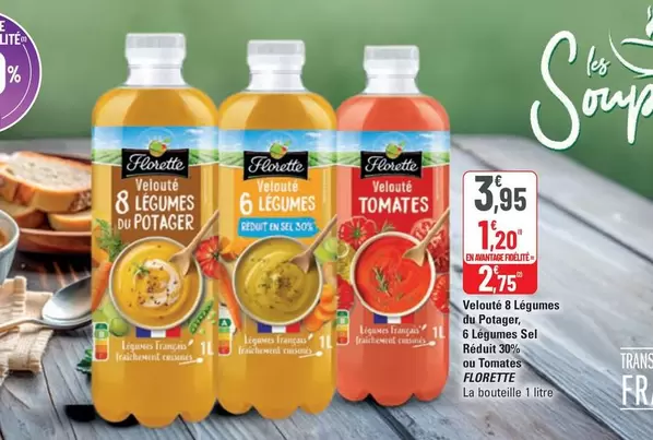 Florette - Velours 8 L'Egrumes All Poignée offre à 3,95€ sur G20