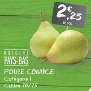 Poire Comice offre à 2,25€ sur G20