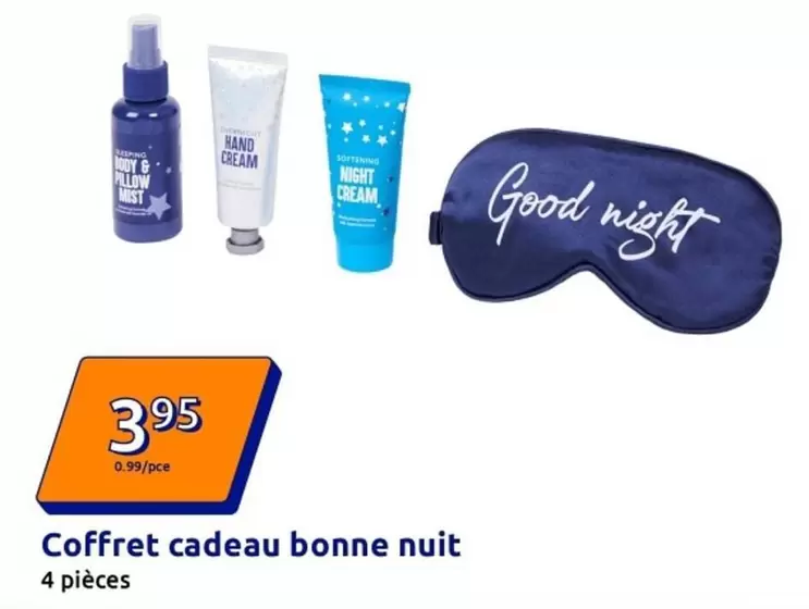 Coffret Cadeau Bonne Nuit offre à 3,95€ sur Action