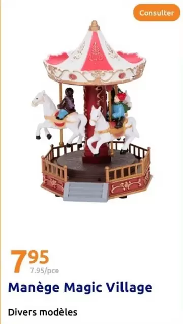 Manège Magic Village offre à 7,95€ sur Action