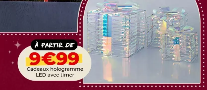 Cadeaux Hologramme Led Avec Timer offre à 9,99€ sur L'incroyable