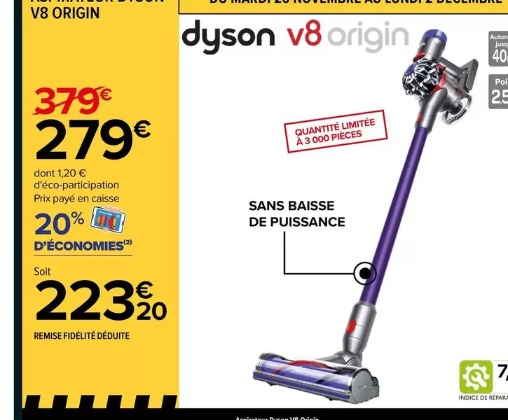 Sans Baisse De Puissance offre à 279€ sur Carrefour City