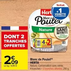 Herta - Blanc De Poulet offre à 2,09€ sur Carrefour City