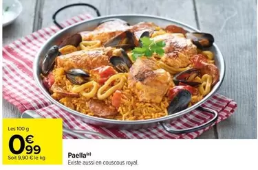 Royal - Paella offre à 0,99€ sur Carrefour City