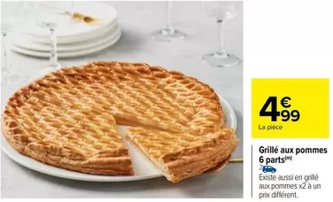 Grille Aux Pommes 6 Parts offre à 4,99€ sur Carrefour City