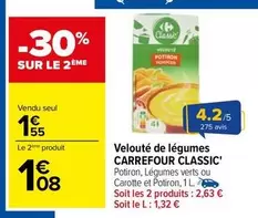 Carrefour - Velouté De Légumes offre à 1,55€ sur Carrefour City