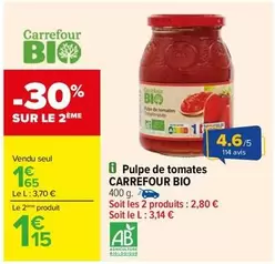 Carrefour - Pulpe De Tomates offre à 1,65€ sur Carrefour City