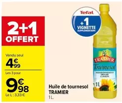 Tramier - Huile De Tournesol offre à 4,99€ sur Carrefour City