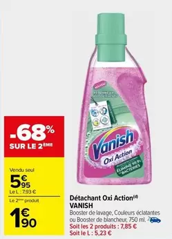 Vanish - Détachant Oxi Action offre à 5,95€ sur Carrefour City