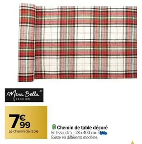 Mesa Bella - Chemin De Table Décoré offre à 7,99€ sur Carrefour City