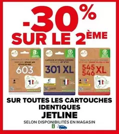 Jetline - Sur Toutes Les Cartouches Identiques  offre sur Carrefour City