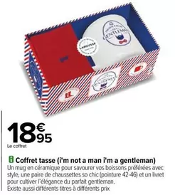 Larousse - Coffret Tasse (i'm Not A Man I'm A Gentleman) offre à 18,95€ sur Carrefour City