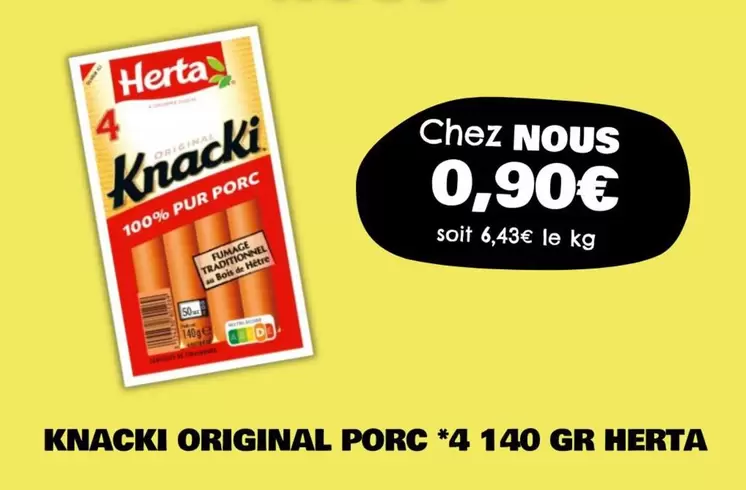 Herta - Chez Nous offre à 0,9€ sur Nous anti gaspi