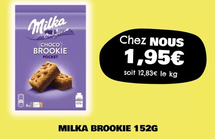 Milka - Choco Brookie offre à 1,95€ sur Nous anti gaspi