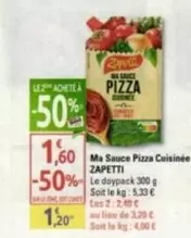 Zapetti - Ma Sauce Pizza Cuisinée offre à 1,6€ sur Diagonal Supermarché