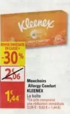 Kleenex - Mouchoirs Allergy Comfort offre à 1,44€ sur Diagonal Supermarché