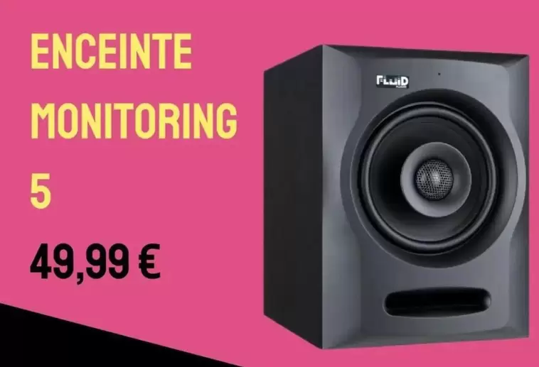 Enceinte Monitoring offre à 49,99€ sur Cash Converters