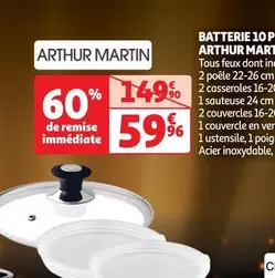 TOUS - Batterie 10p offre à 59,96€ sur Auchan Supermarché