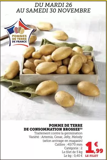 Pomme De Terre De Consommation Brossee offre à 1,99€ sur U Express