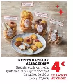 Petits Gateaux Alsaciens offre à 4€ sur U Express