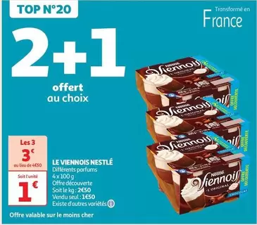 Nestlé - Le Viennois offre à 1,5€ sur Auchan Hypermarché