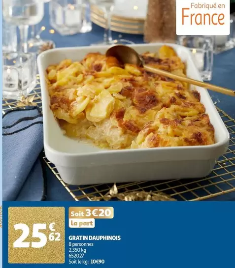 Gratin Dauphinois offre à 25,62€ sur Auchan Hypermarché