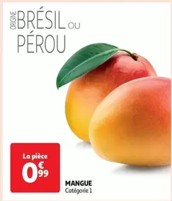 Mangue offre à 0,99€ sur Auchan Supermarché